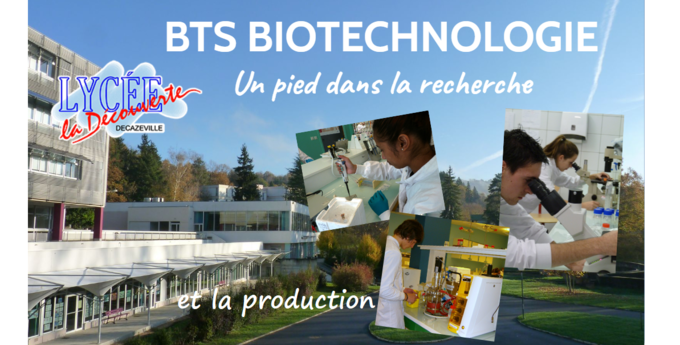 BTS Biotechnologie Recherche et Production
